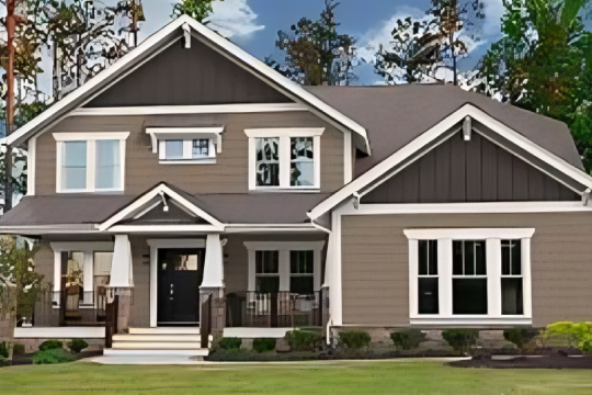 Windows of an old house